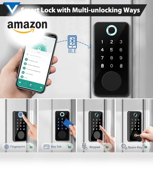 Smart Fingerprint Door Lock — Smart Home Security, TGCFING