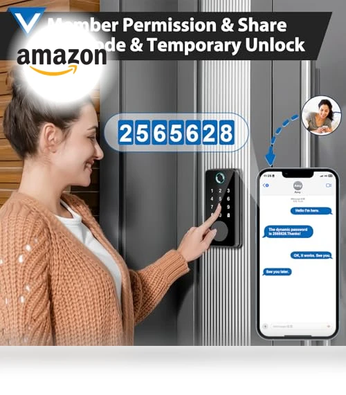 Smart Fingerprint Door Lock — Smart Home Security, TGCFING