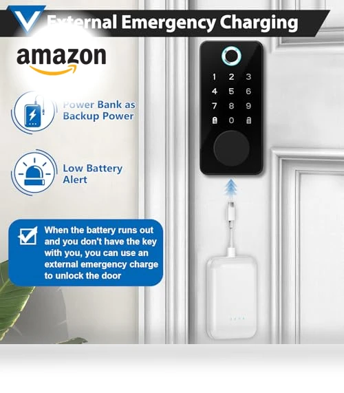 Smart Fingerprint Door Lock — Smart Home Security, TGCFING