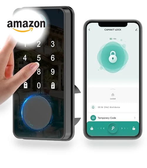Smart Fingerprint Door Lock — Smart Home Security, icamdoor