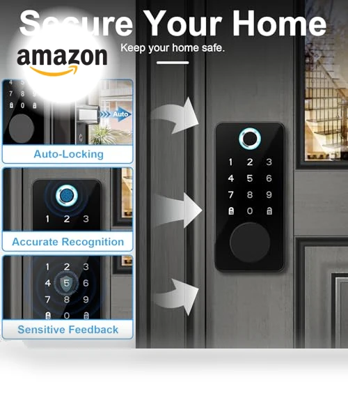 Smart Fingerprint Door Lock — Smart Home Security, icamdoor