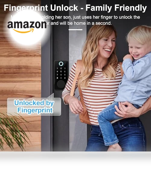 Smart Fingerprint Door Lock — Smart Home Security, icamdoor