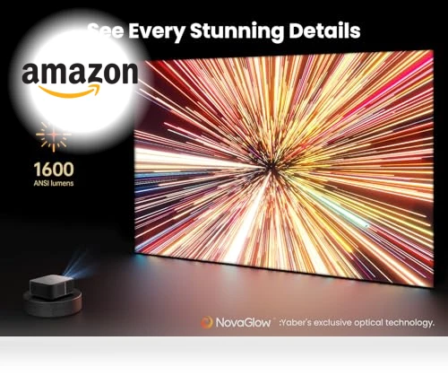 Smart Projector with Google TV — Home Theater Projectors, Yaber
