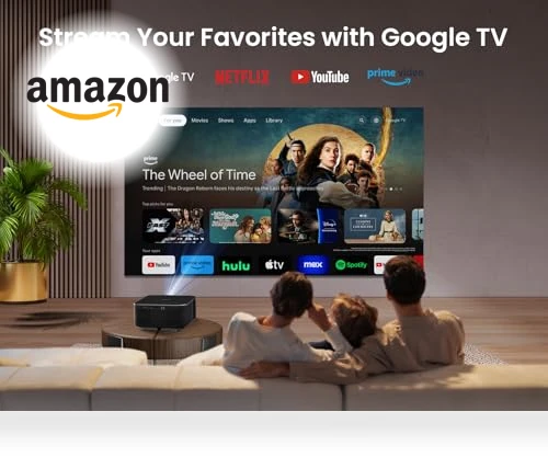 Smart Projector with Google TV — Home Theater Projectors, Yaber