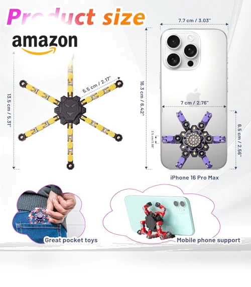 Transformable Fidget Spinners — Stress Relievers, Gokeey