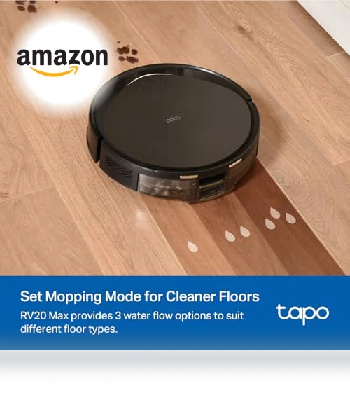Ultra-Slim LiDAR Smart Navigation Robot Vacuum and Mop with Self-Emptying Dock — Smart Cleaning Robots, Tapo