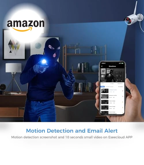 Wireless Security Camera System — Security Cameras, Hiseeu