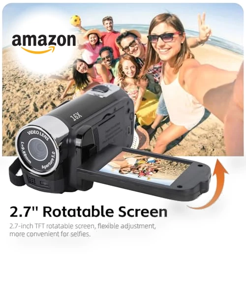 1080P 16MP DV Camera Vlogging Camera Recorder — Camcorder, Yoidesu