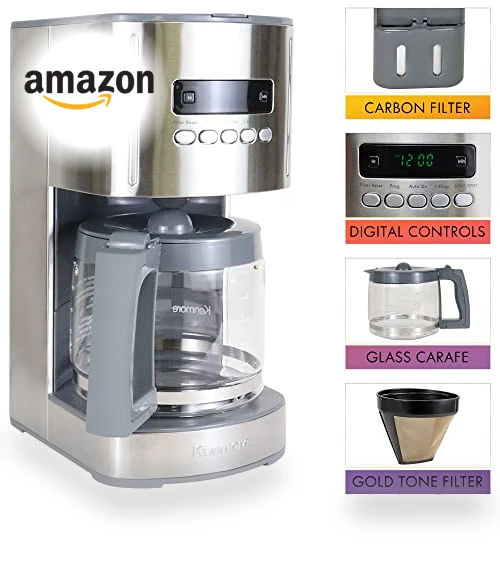 12 Cup Drip Coffee Machine — Coffee Makers, Koolatron