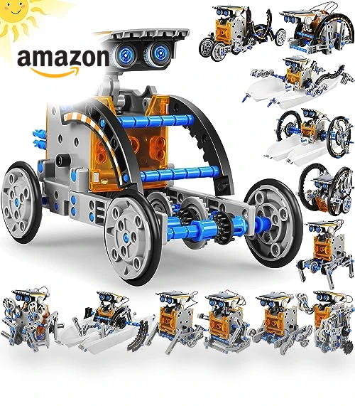 13-in-1 Education Solar Power Robots Toys — Solar Power, Bottleboom