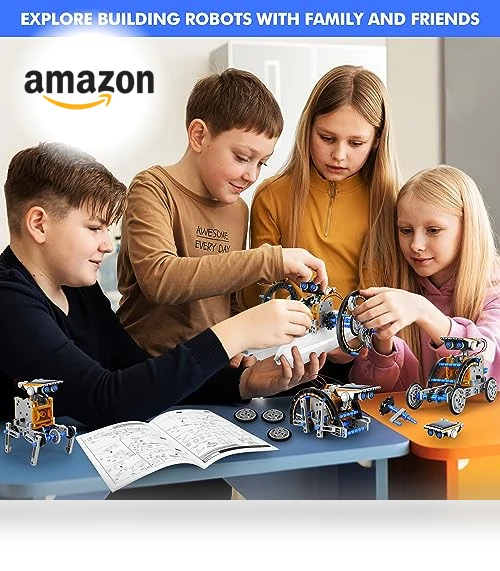 13-in-1 Education Solar Power Robots Toys — Solar Power, Bottleboom