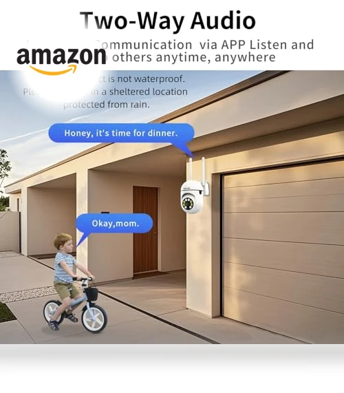 2.5K WiFi Security Camera — Smart Home Security, EKOLVOSK