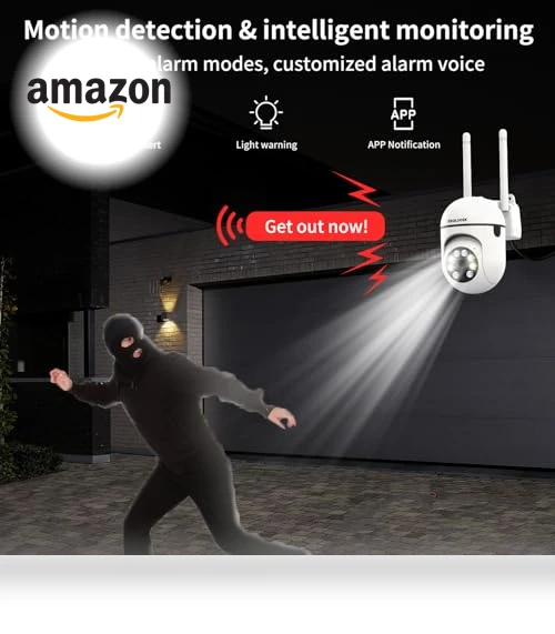 2.5K WiFi Security Camera — Smart Home Security, EKOLVOSK