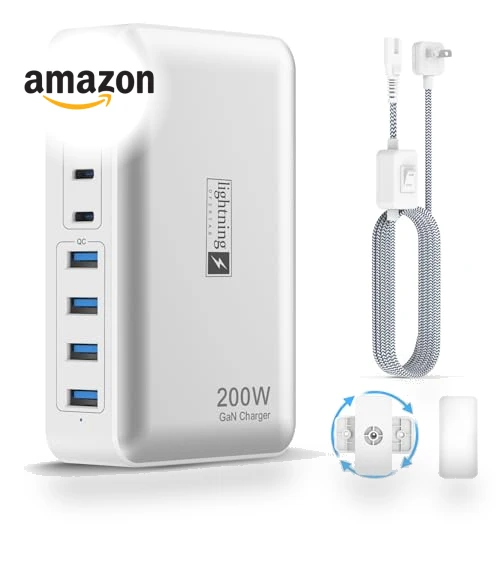 200W Charging Station for Multiple Devices — Chargers & Adapters, Dongguan Zeen Tengxiang Technology Co., Ltd