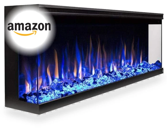 3-Sided Smart Electric Fireplace — Electric Heating Solutions, Touchstone