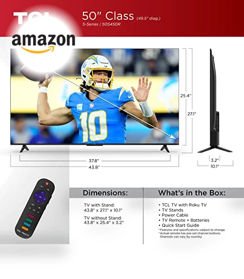 4K LED Smart TV — Home Theater Projectors, TCL