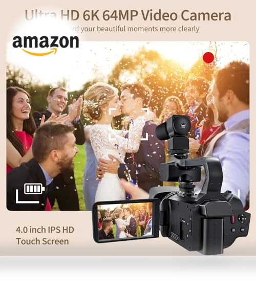 6K 64MP Video Camera Camcorder — Camcorder, DSIPSN