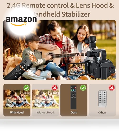 6K 64MP Video Camera Camcorder — Camcorder, DSIPSN