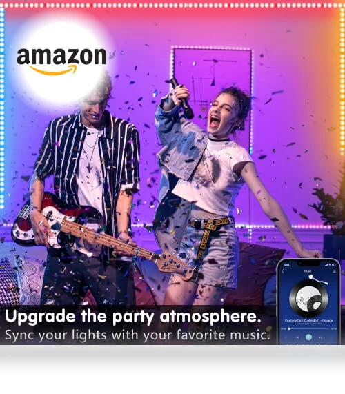 Bluetooth Smart App Control Music Sync Color Changing RGB Led Light Strip — LED, Keepsmile
