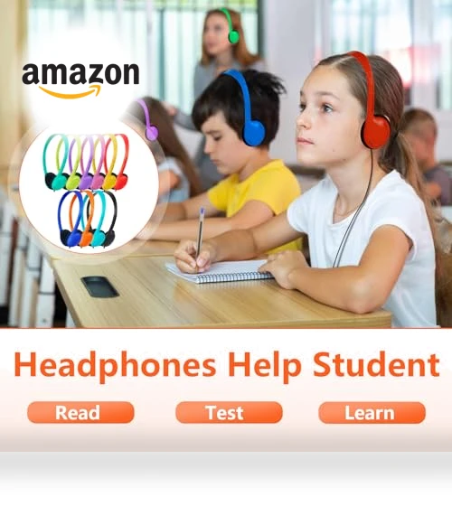 Class Set Headphones for Kids Students — In-Ear Headphones, ZNXZXP