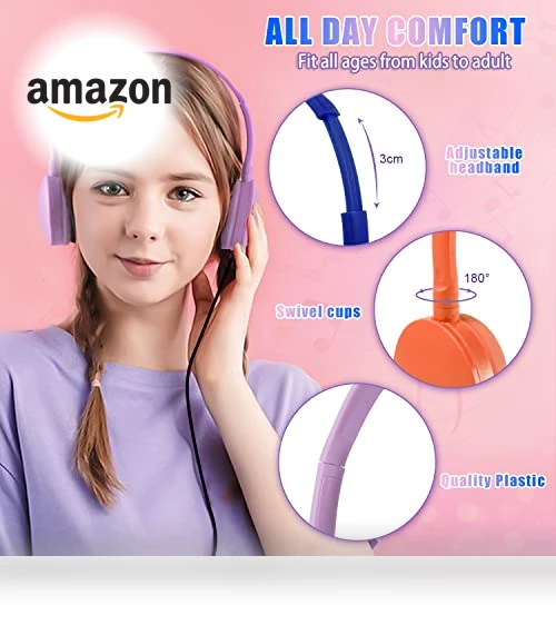 Classroom Kids Headphones Bulk Pack — In-Ear Headphones, CN-Outlet