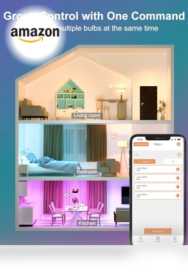 Color Changing Smart Light Bulbs — LED, HYDONG