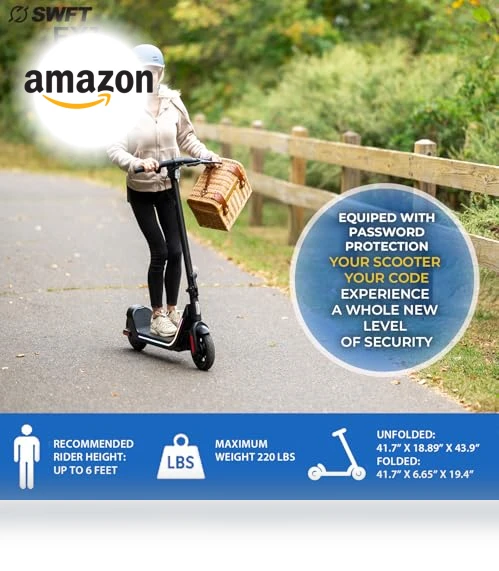 Compact Foldable Electric Scooter — Electric Vehicles, SWFT