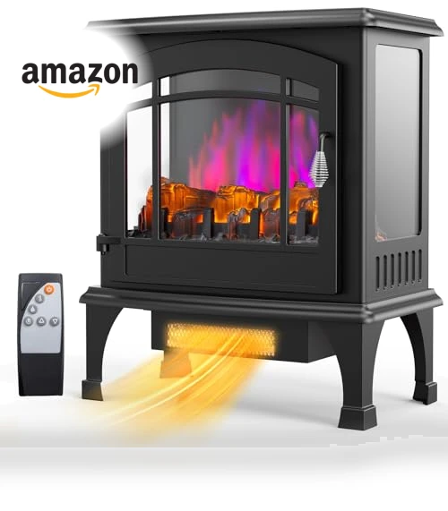 Electric Fireplace Stove — Portable Electric Heaters, ROVSUN