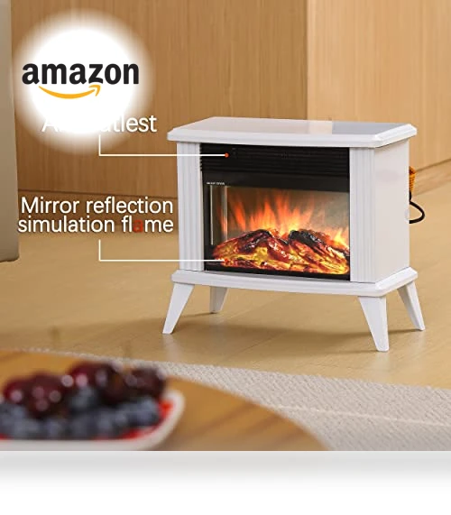 Electric Mini Fireplace Heater — Portable Heating Solutions, DONYER POWER