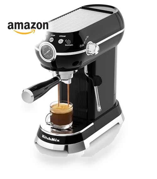 Espresso Machine with Milk Frother — Coffee & Espresso Combos, KITCHMIX