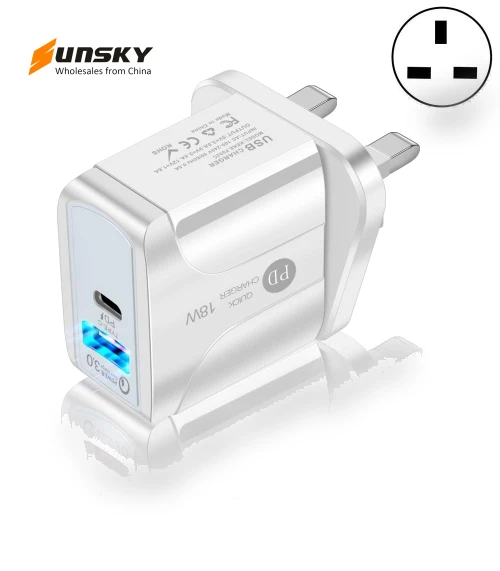 Fast Charge Travel Charger Power Adapter — Wall Chargers