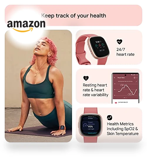 Fitness Smartwatch with Daily Readiness, GPS, 24/7 Heart Rate — Smartwatches, Fitbit