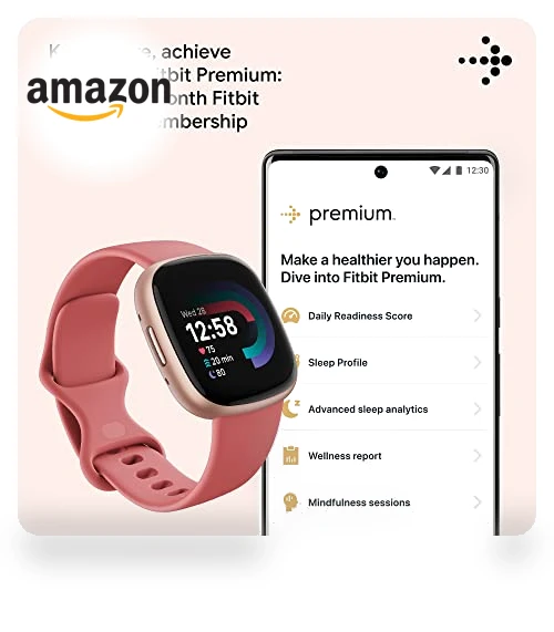 Fitness Smartwatch with Daily Readiness, GPS, 24/7 Heart Rate — Smartwatches, Fitbit