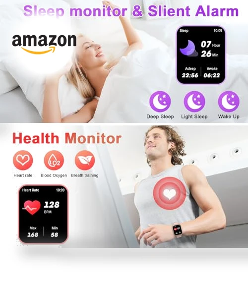 Fitness Smartwatch with Heart Rate Monitor — Smartwatches, Shenzhen Buzz Tech CO.,LTD