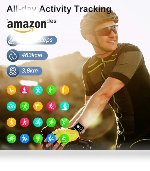 Fitness Smartwatch with Heart Rate Monitor — Smartwatches, Shenzhen Buzz Tech CO.,LTD