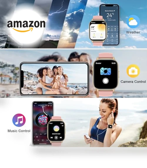 Fitness Smartwatch with Heart Rate Monitor — Smartwatches, Shenzhen Buzz Tech CO.,LTD