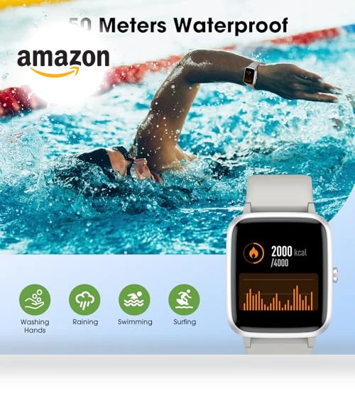 Fitness Tracker Watch with Heart Rate Monitor — Smartwatches, Imzuc