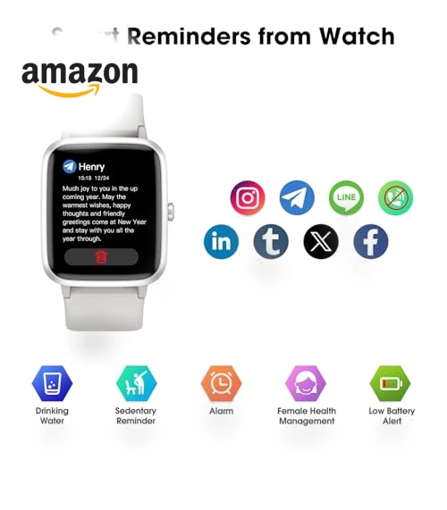 Fitness Tracker Watch with Heart Rate Monitor — Smartwatches, Imzuc