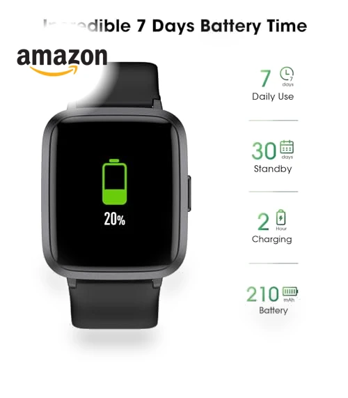 Fitness Tracker Watch with Heart Rate Monitor — Smartwatches, LIVIKEY