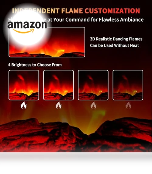 Freestanding Fireplace Stove — Portable Heating Solutions, RealSmart