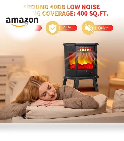 Freestanding Fireplace Stove — Portable Heating Solutions, RealSmart