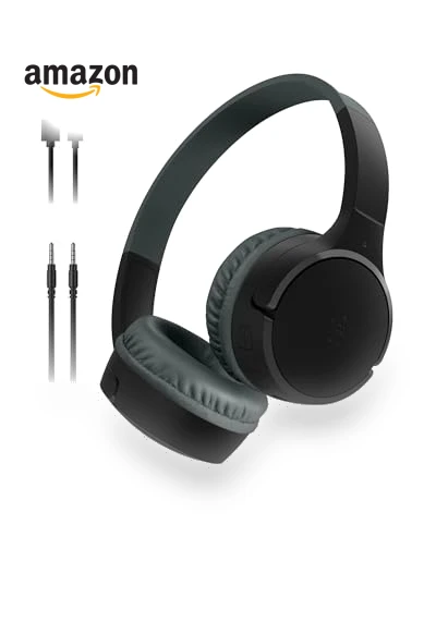 Kids Wireless Headphones with Built-in Microphone — In-Ear Headphones, Belkin
