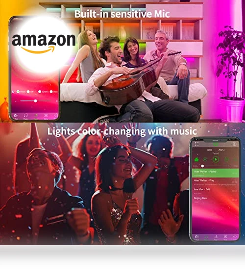 LED Strip Lights RGB Music Sync — LED, KSIPZE