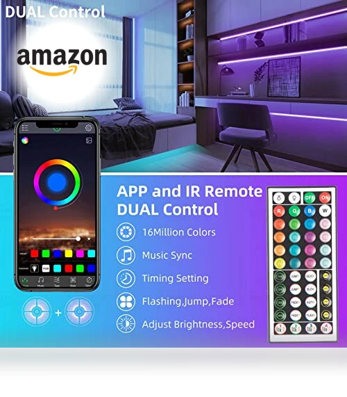 LED Strip Lights RGB Music Sync — LED, KSIPZE
