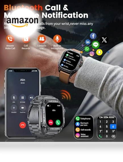Military Smart Watch for Men — Smartwatches, LIGE