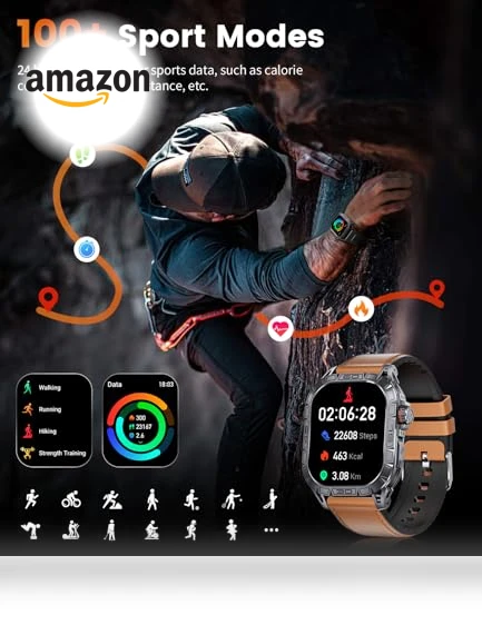 Military Smart Watch for Men — Smartwatches, LIGE