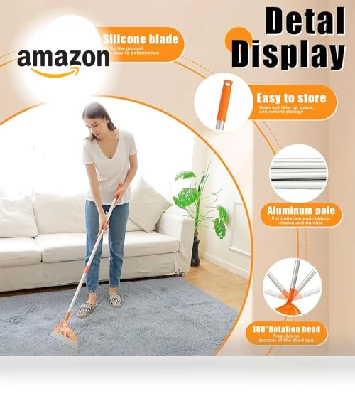 Multifunctional Replaceable Silicone Broom — Sweeping Tools, BURFERLY