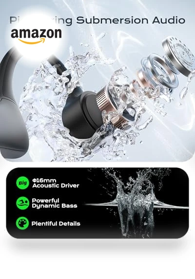 Open Ear Sport Headphones — In-Ear Headphones, DEMICEA