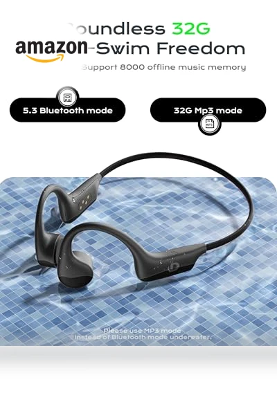 Open Ear Sport Headphones — In-Ear Headphones, DEMICEA