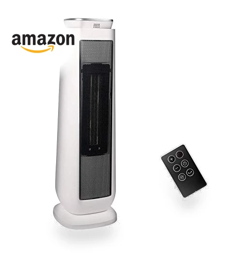 Oscillating Ceramic Tower Space Heater — Portable Heating Solutions, PELONIS